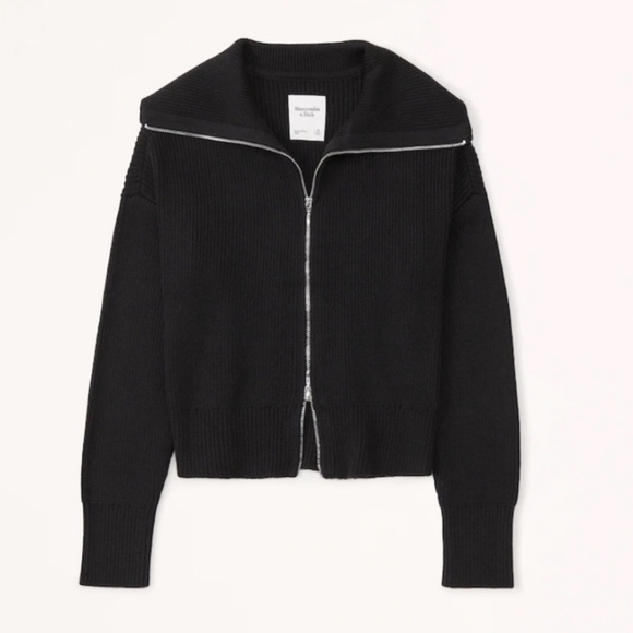 Abercrombie u0026 Fitch | Sweaters | Abercrombie Fitch Double Zip Ribbed  Cardigan | Poshmark